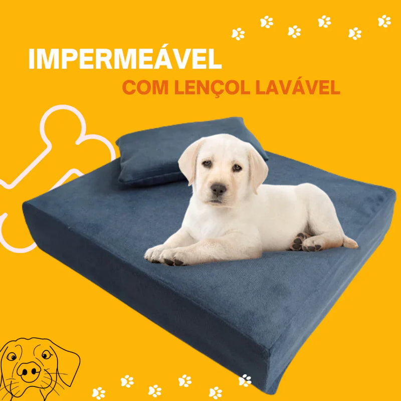 Cama Pet Impermeável para Cachorros e Gatos