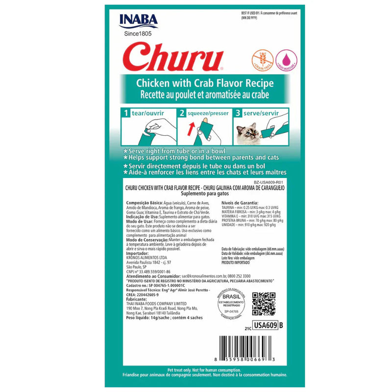 Churu Patê Cremoso para Gatos